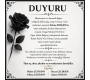 Başkanımız Hakan ÇELİKSOY’un Acı Günü