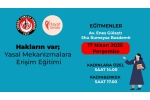 Haklarım Var Eğitimine Davetlisiniz