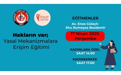 Haklarım Var Eğitimine Davetlisiniz