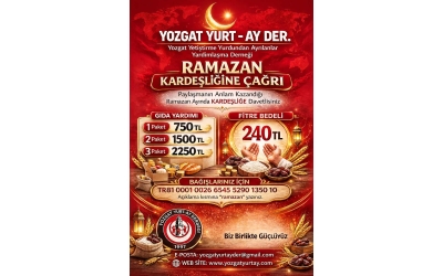 Derneğimizden İhtiyaç Sahibi Ailelere Ramazan Desteği