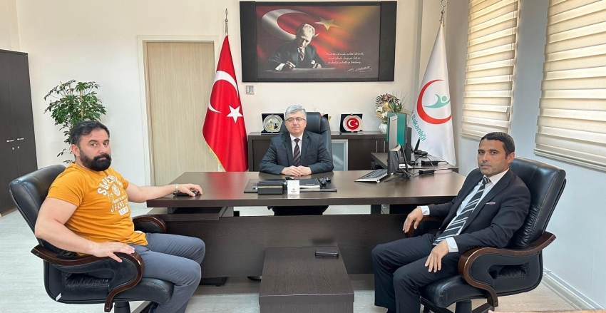 Derneğimizden İl Sağlık Müdürü Karaarslan’a Hayırlı Olsun Ziyareti