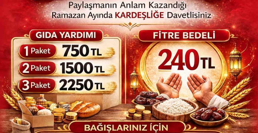 Derneğimizden İhtiyaç Sahibi Ailelere Ramazan Desteği