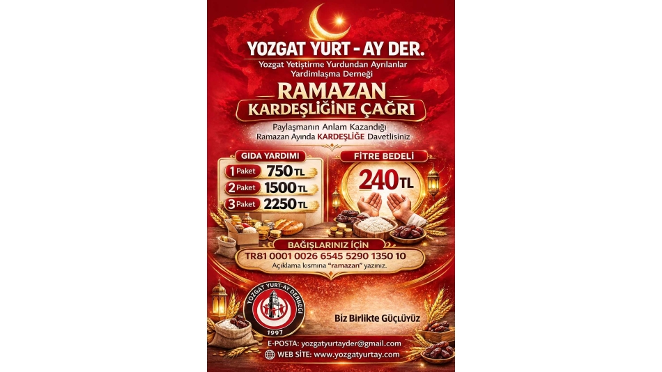 Derneğimizden İhtiyaç Sahibi Ailelere Ramazan Desteği